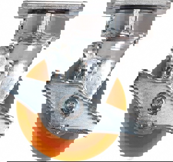 Swivel Top Plate Caster: Polyurethane, 4